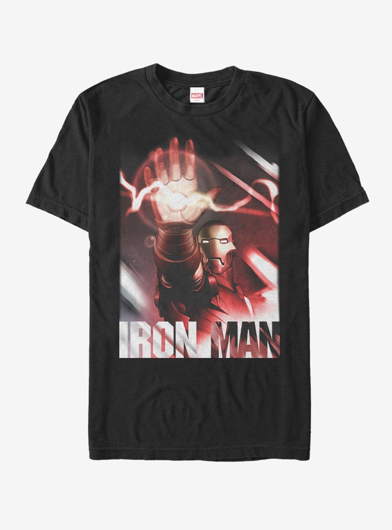 Marvel Iron Man Reach Iron Man T-Shirt, BLACK, hi-res