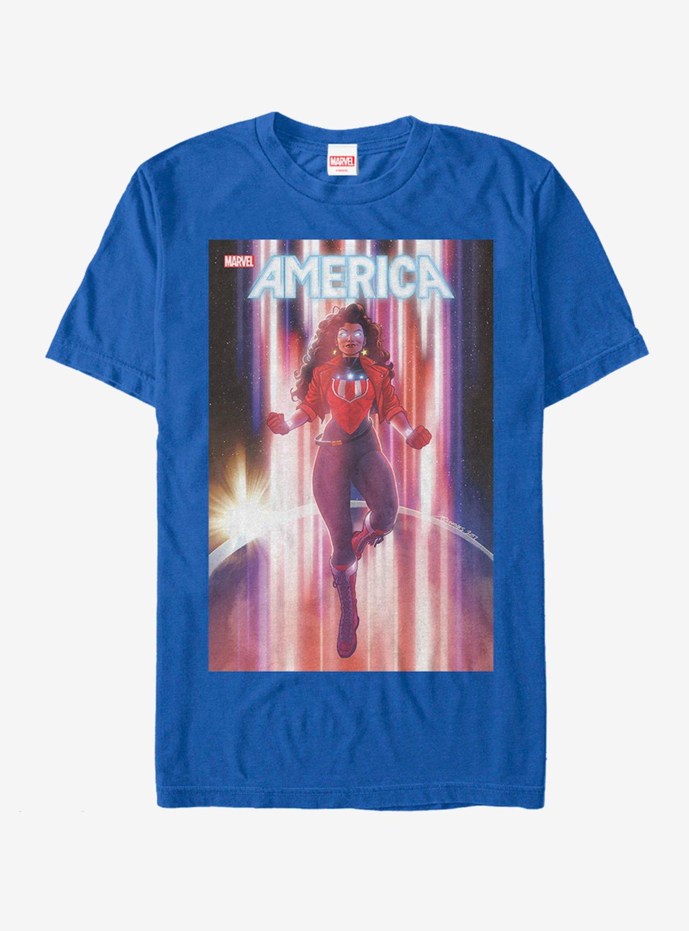 Marvel America in Space T-Shirt, , hi-res