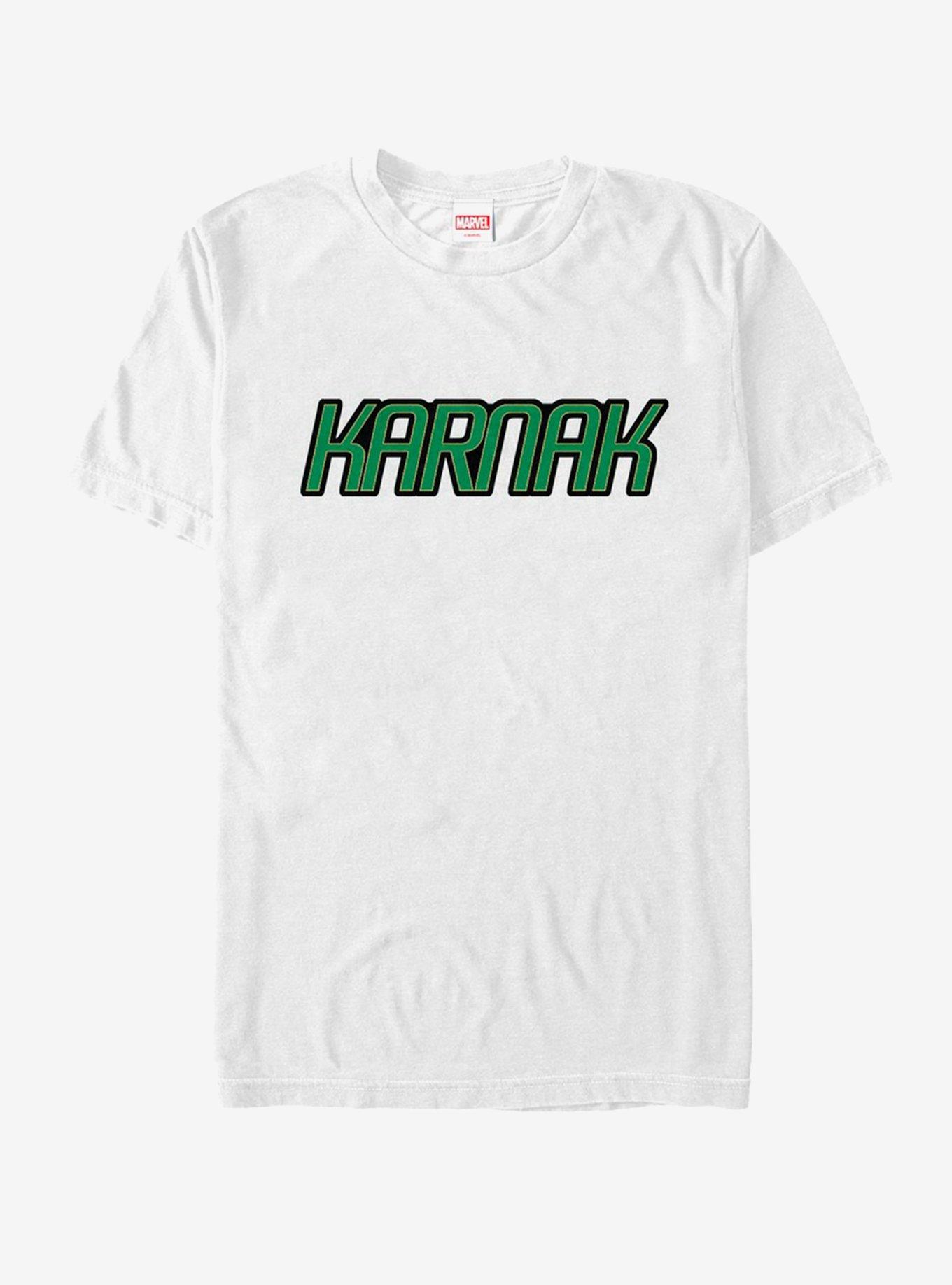 Marvel Karnak Logo T-Shirt, WHITE, hi-res