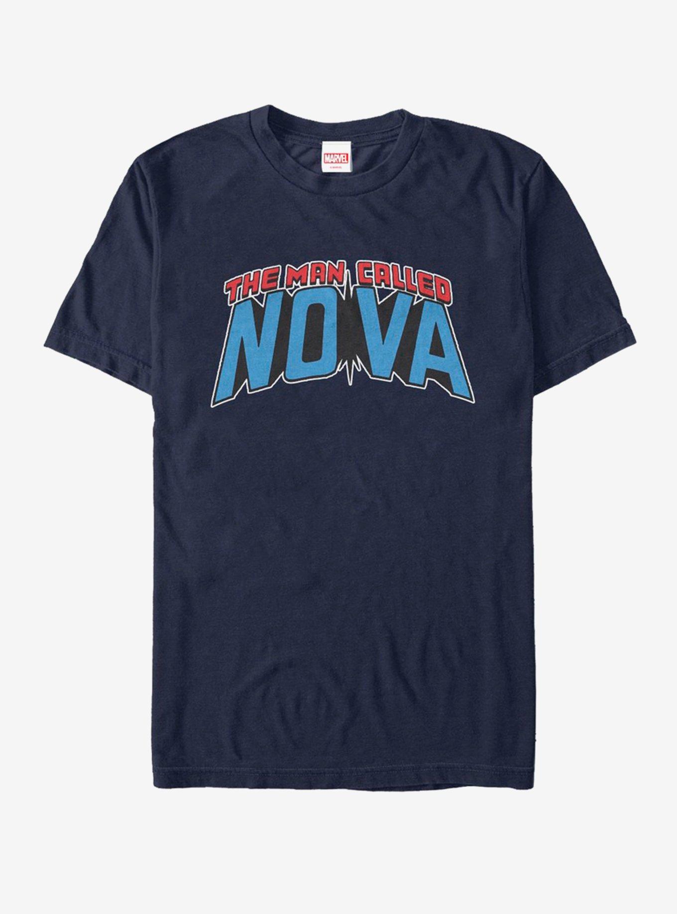 Marvel Nova Logo T-Shirt - BLUE | Hot Topic