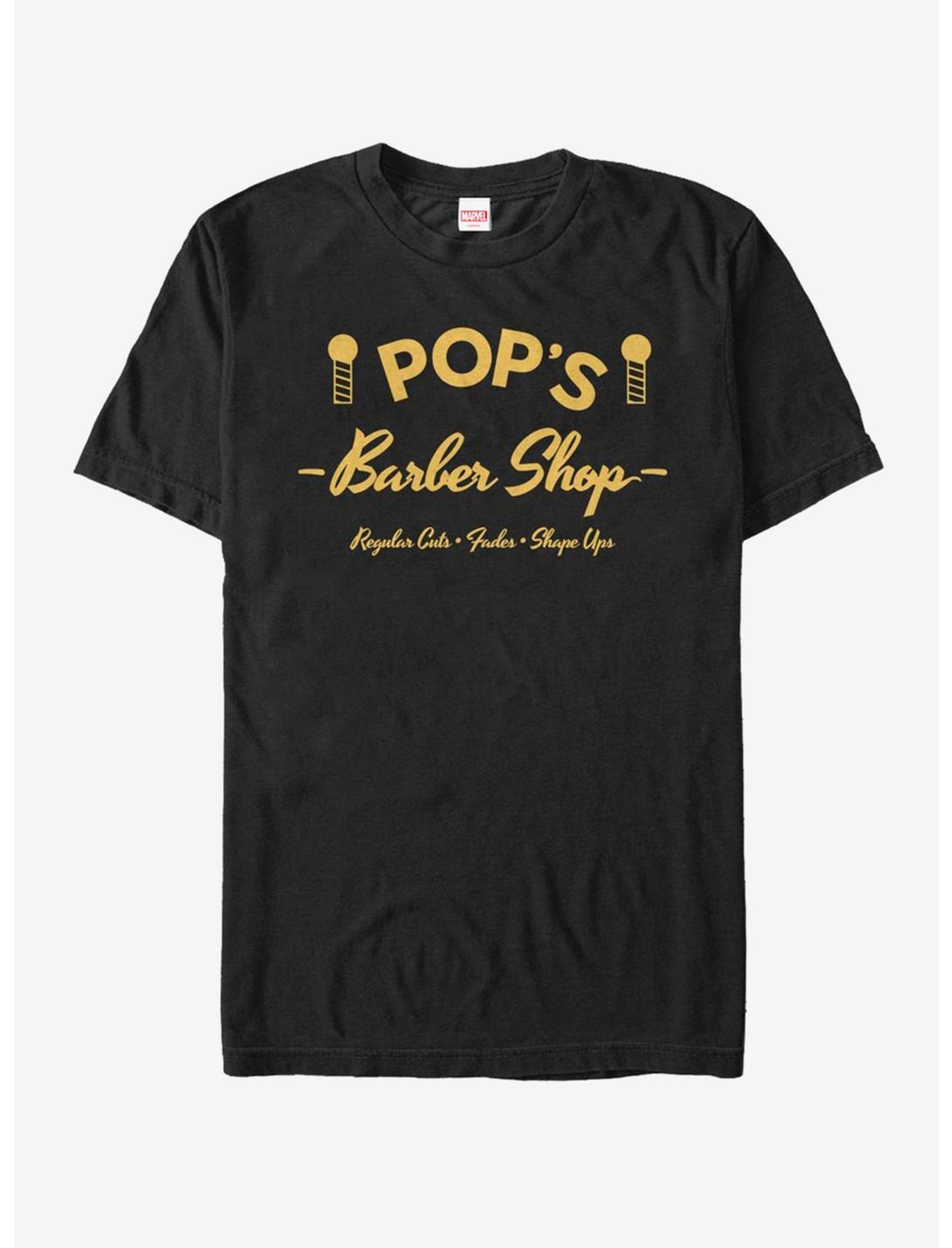 Marvel Pops Barber Shop T-Shirt, BLACK, hi-res