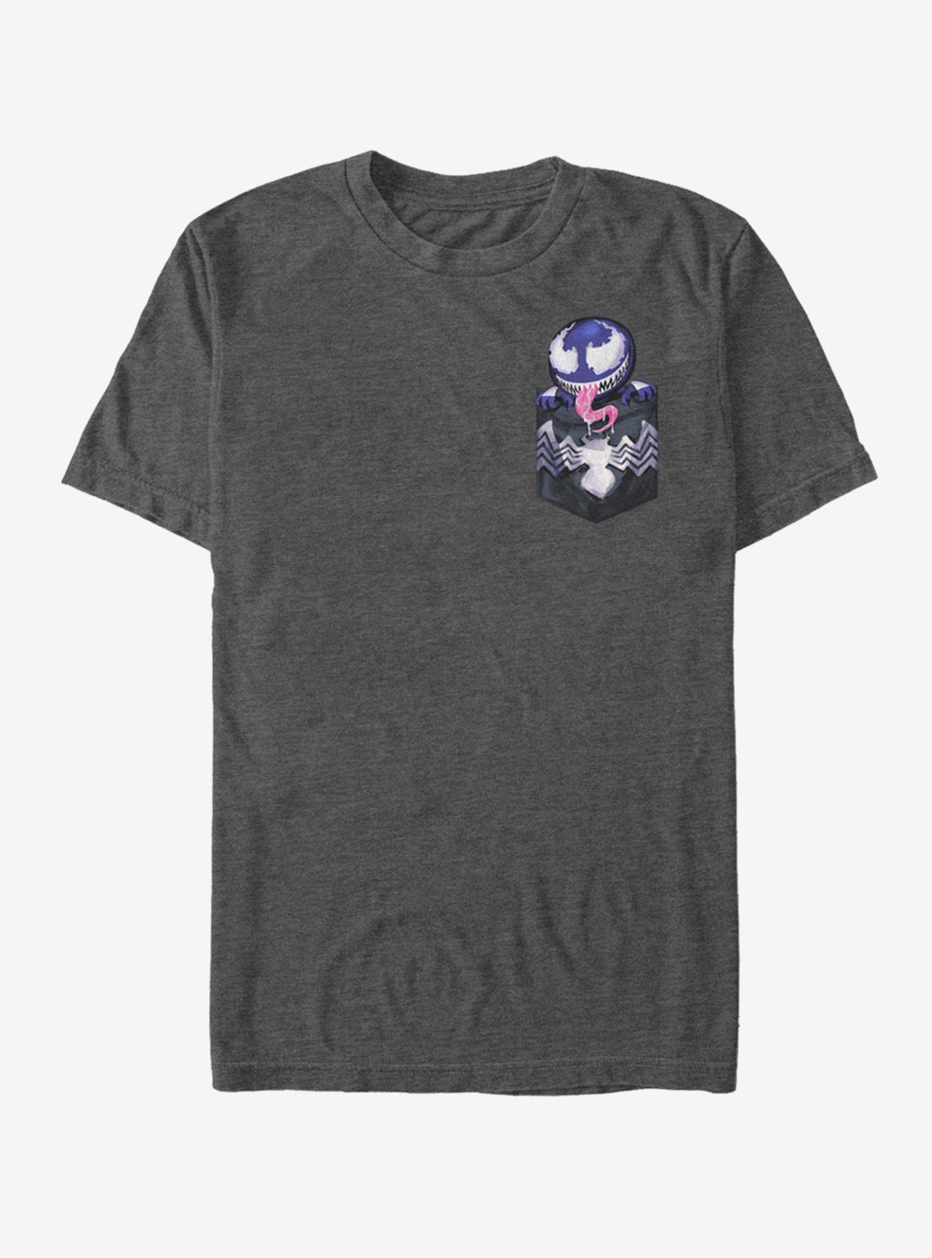 Marvel Venom Cutie Pocket T-Shirt, CHAR HTR, hi-res