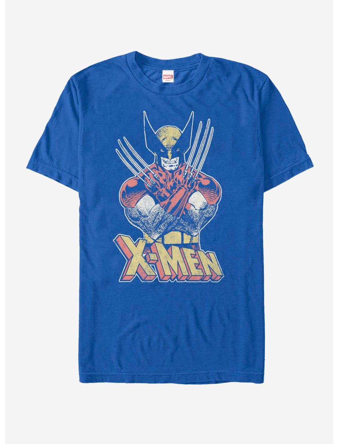 Marvel Vintage Wolverine T-Shirt, ROYAL, hi-res