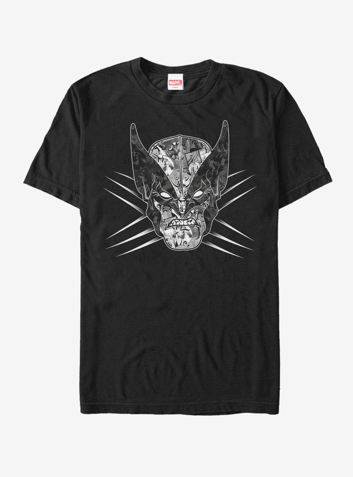 Marvel Wolverine Face T-Shirt, , hi-res