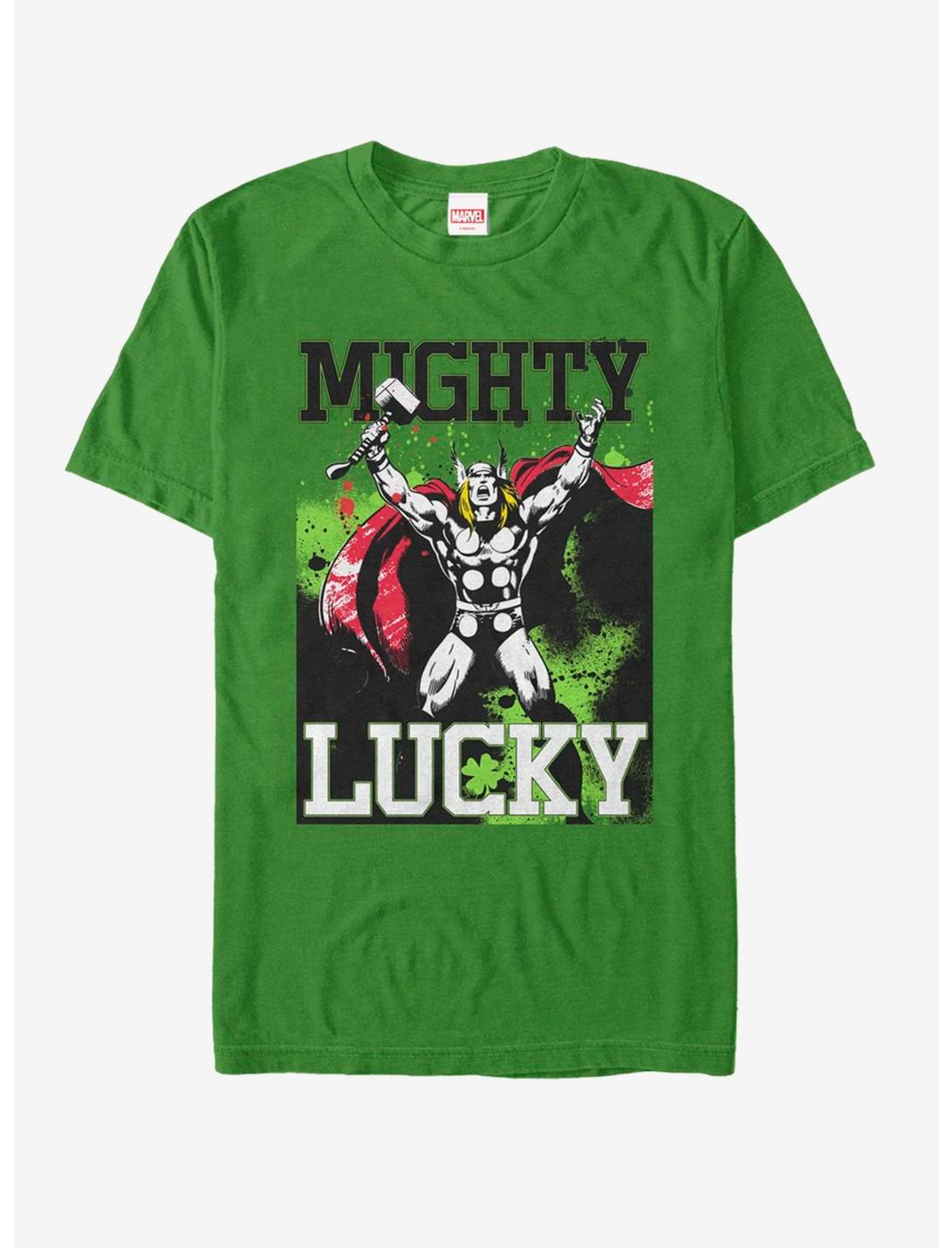 Marvel Thor Mighty Luck T-Shirt, KELLY, hi-res