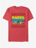 Marvel Avengers Jolly Avengers T-Shirt, RED HTR, hi-res