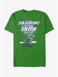 Marvel Hulk Smashing Snow Dad T-Shirt, KELLY, hi-res