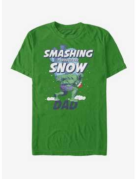 Marvel Hulk Smashing Snow Dad T-Shirt, , hi-res