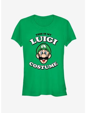 Nintendo Luigi Costume Girls T-Shirt, , hi-res