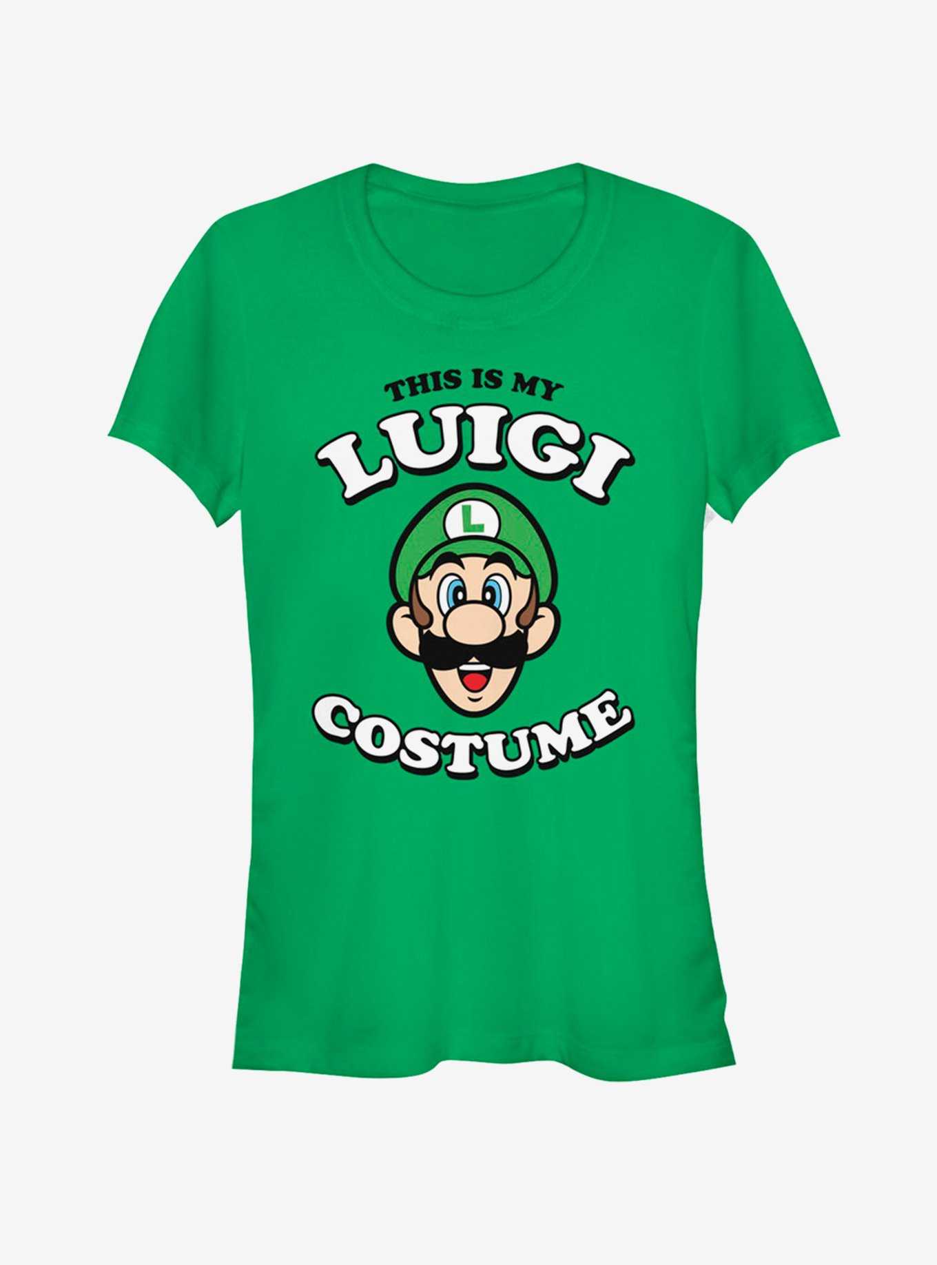 Nintendo Luigi Costume Girls T-Shirt, , hi-res
