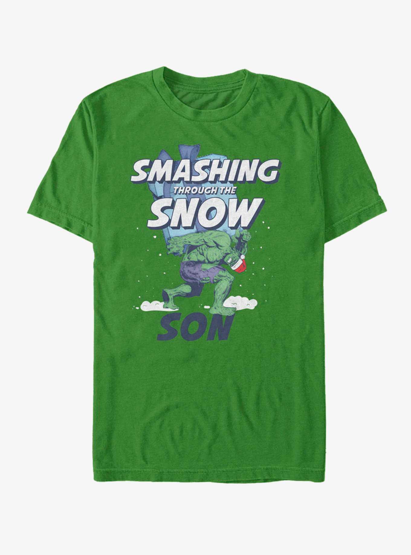 Marvel Hulk Smashing Snow Son T-Shirt, , hi-res