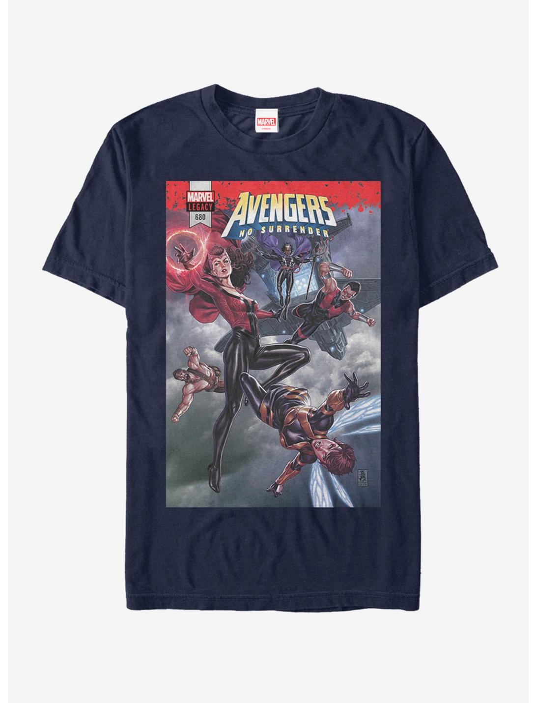 Marvel Avengers Surrender Flight T-Shirt, NAVY, hi-res