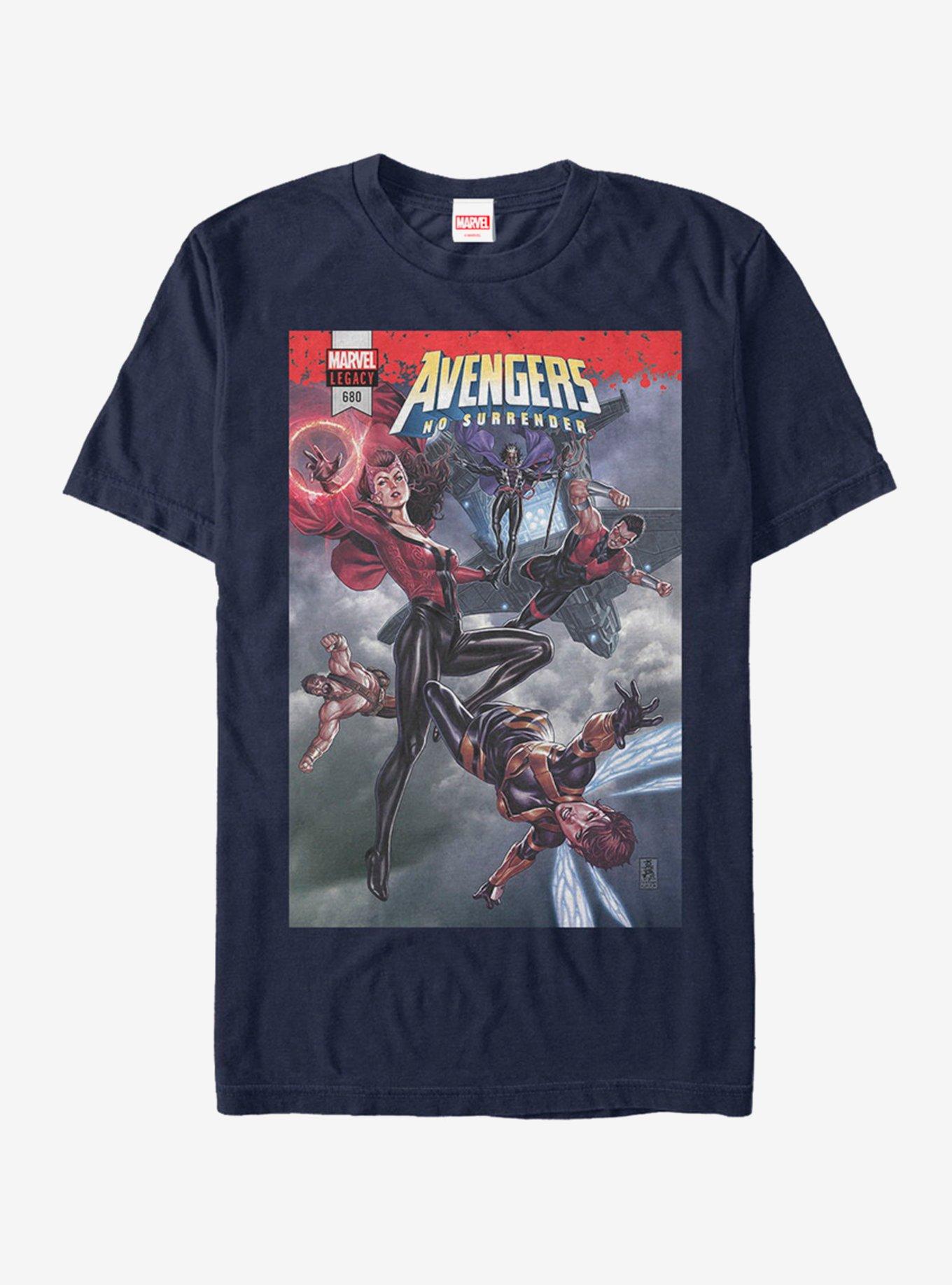 Marvel Avengers Surrender Flight T-Shirt, NAVY, hi-res