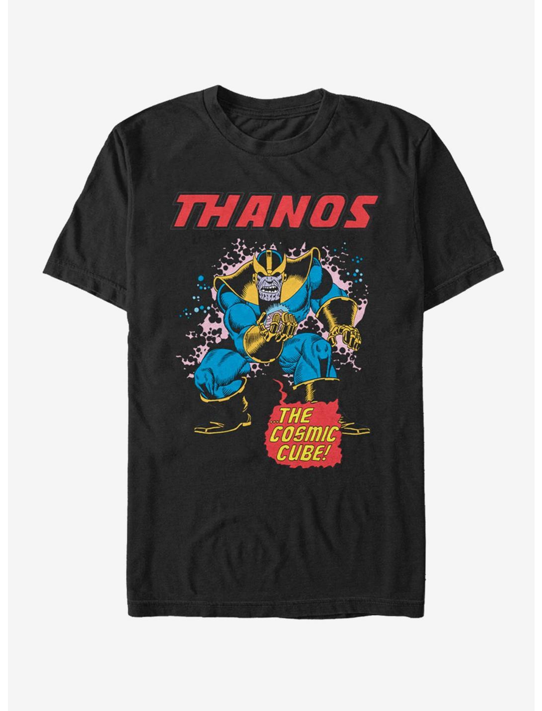 Marvel Avengers Thanos Cube T-Shirt, BLACK, hi-res