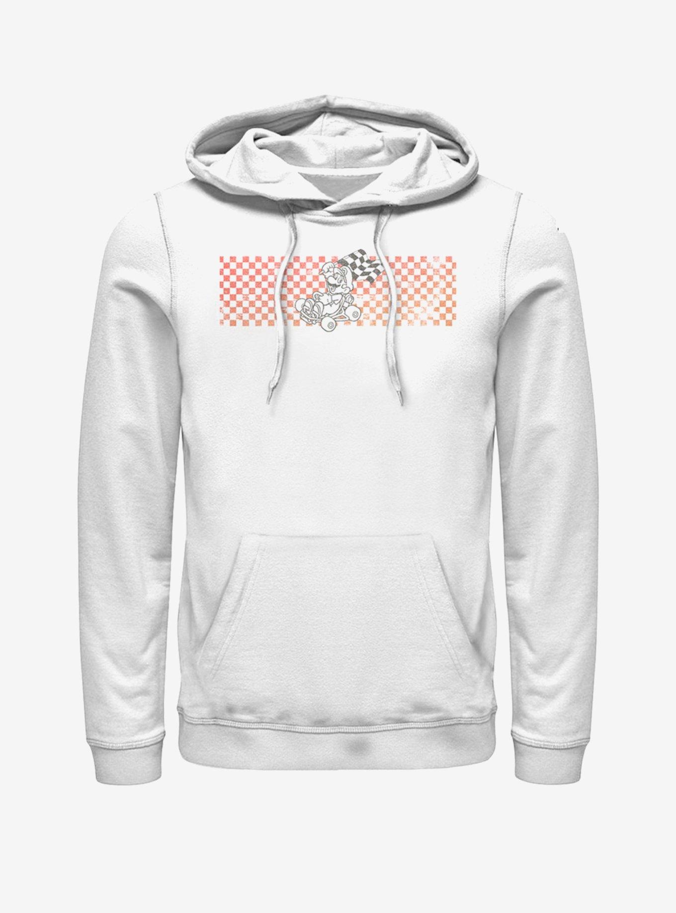 Nintendo Mario Panel Hoodie, WHITE, hi-res