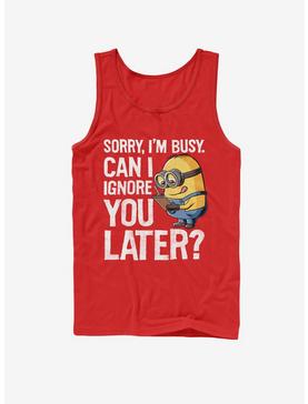 Minion Ignore You Later Tank Top, , hi-res