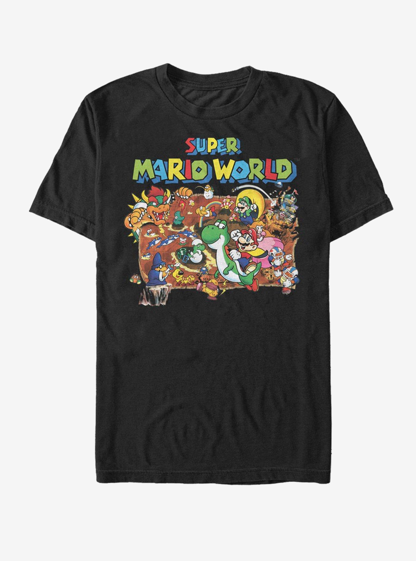 Nintendo Mario World Map T-Shirt