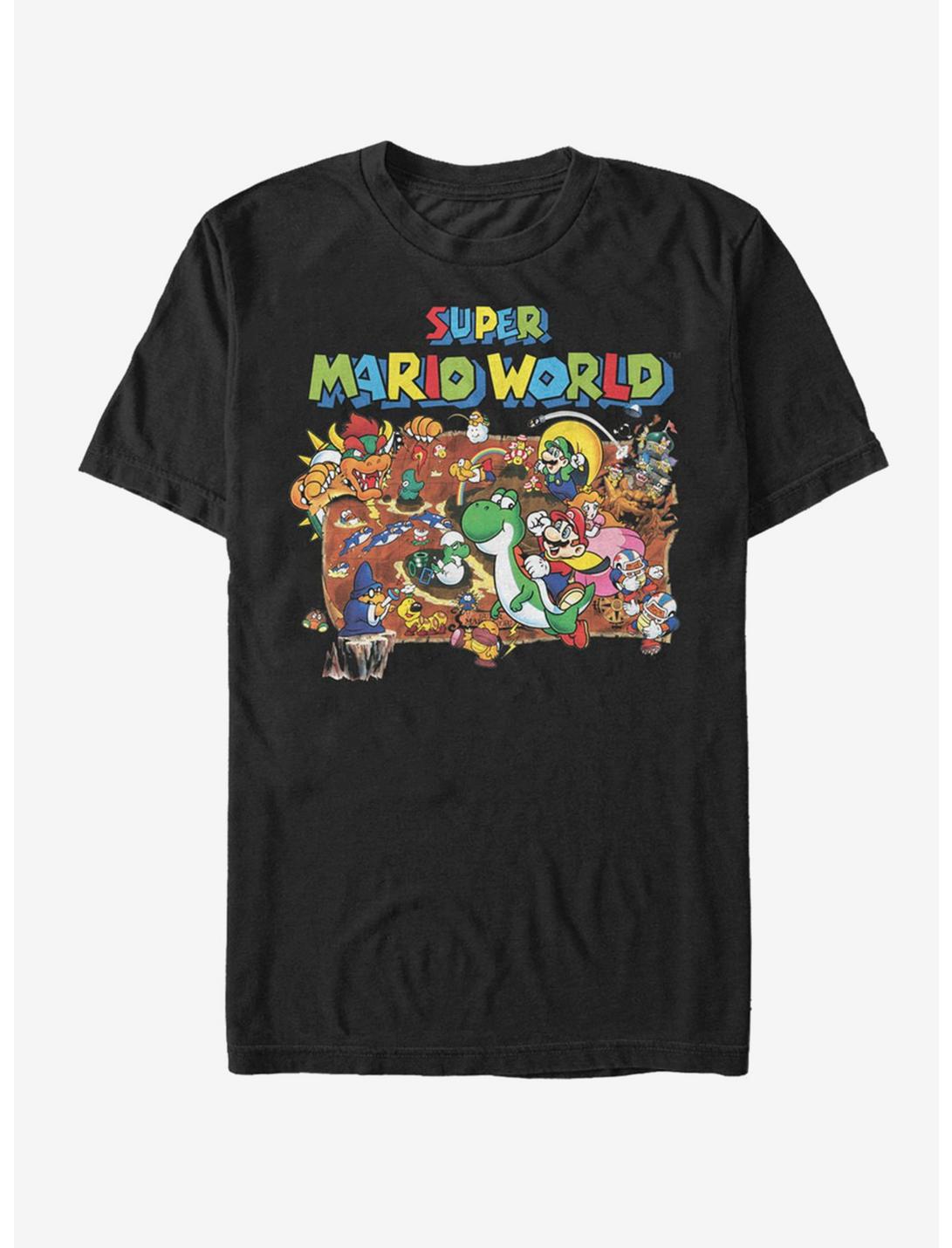 Nintendo Mario World Map T-Shirt, , hi-res