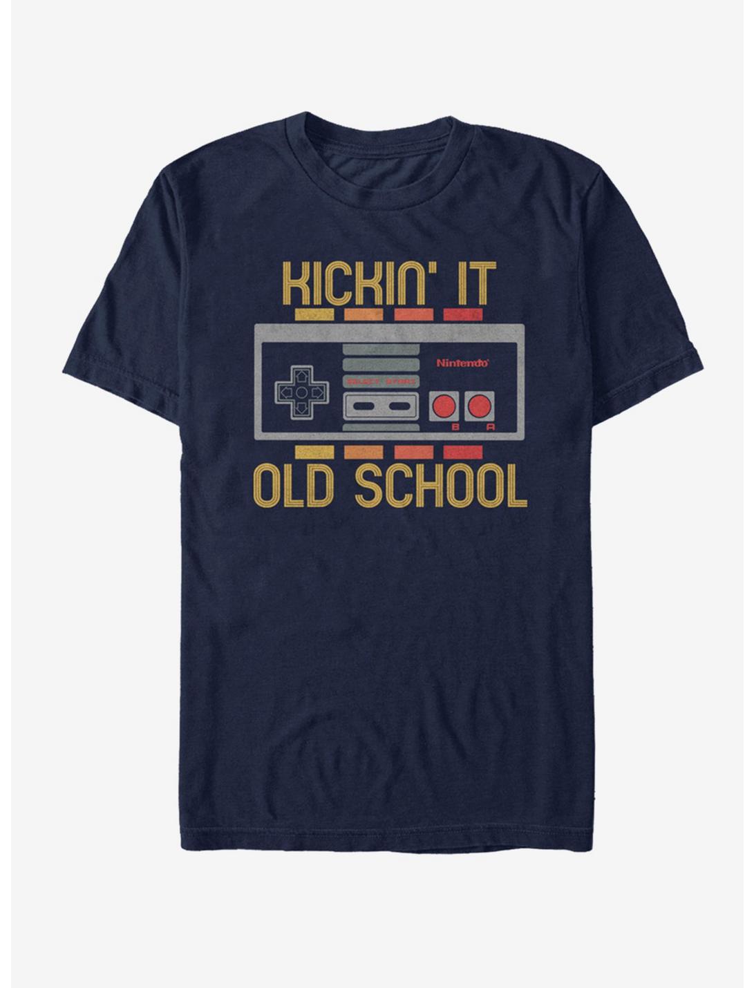 Nintendo Old School T-Shirt, NAVY, hi-res