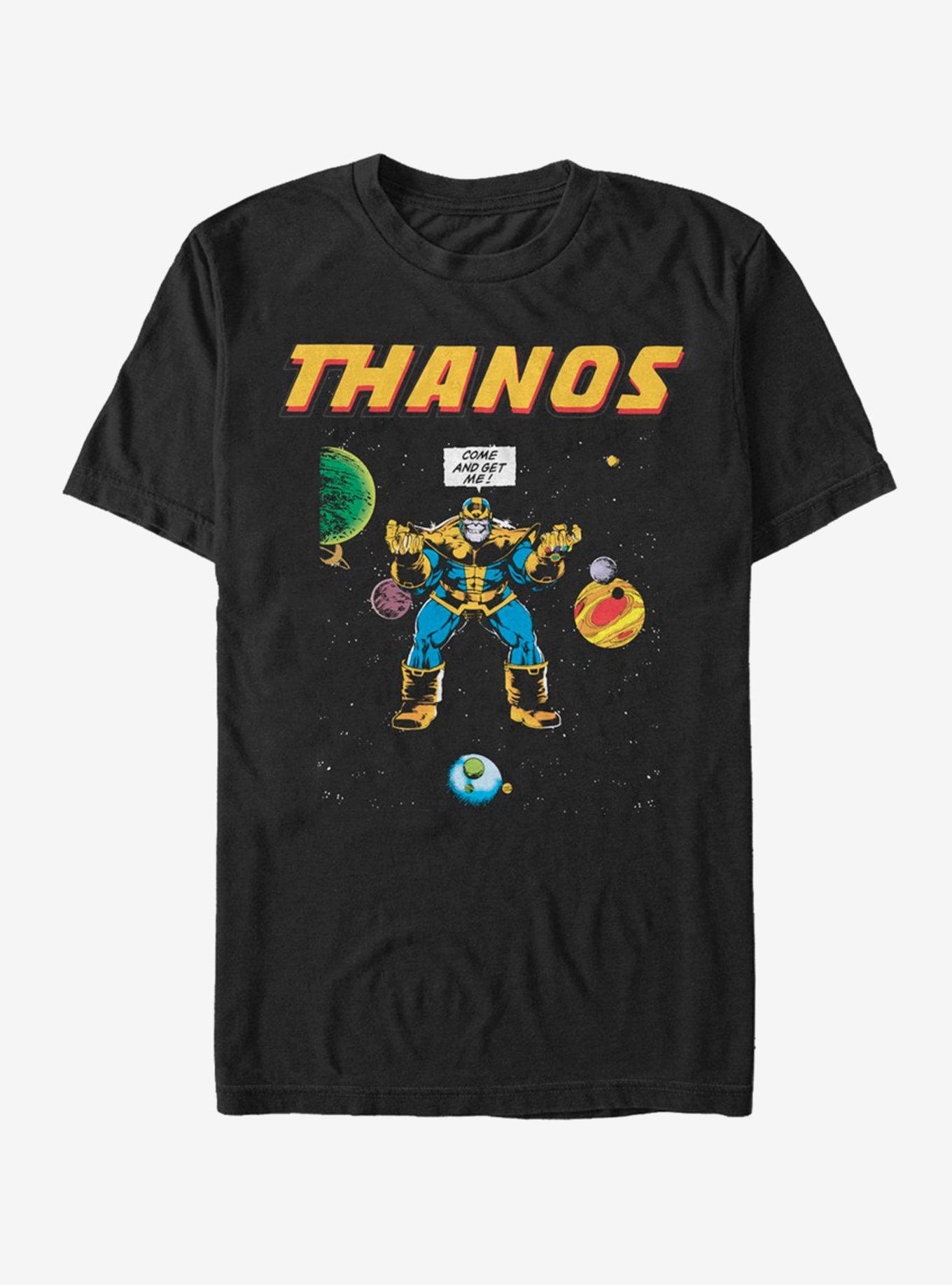 Marvel Avengers Thanos Worlds T-Shirt, BLACK, hi-res