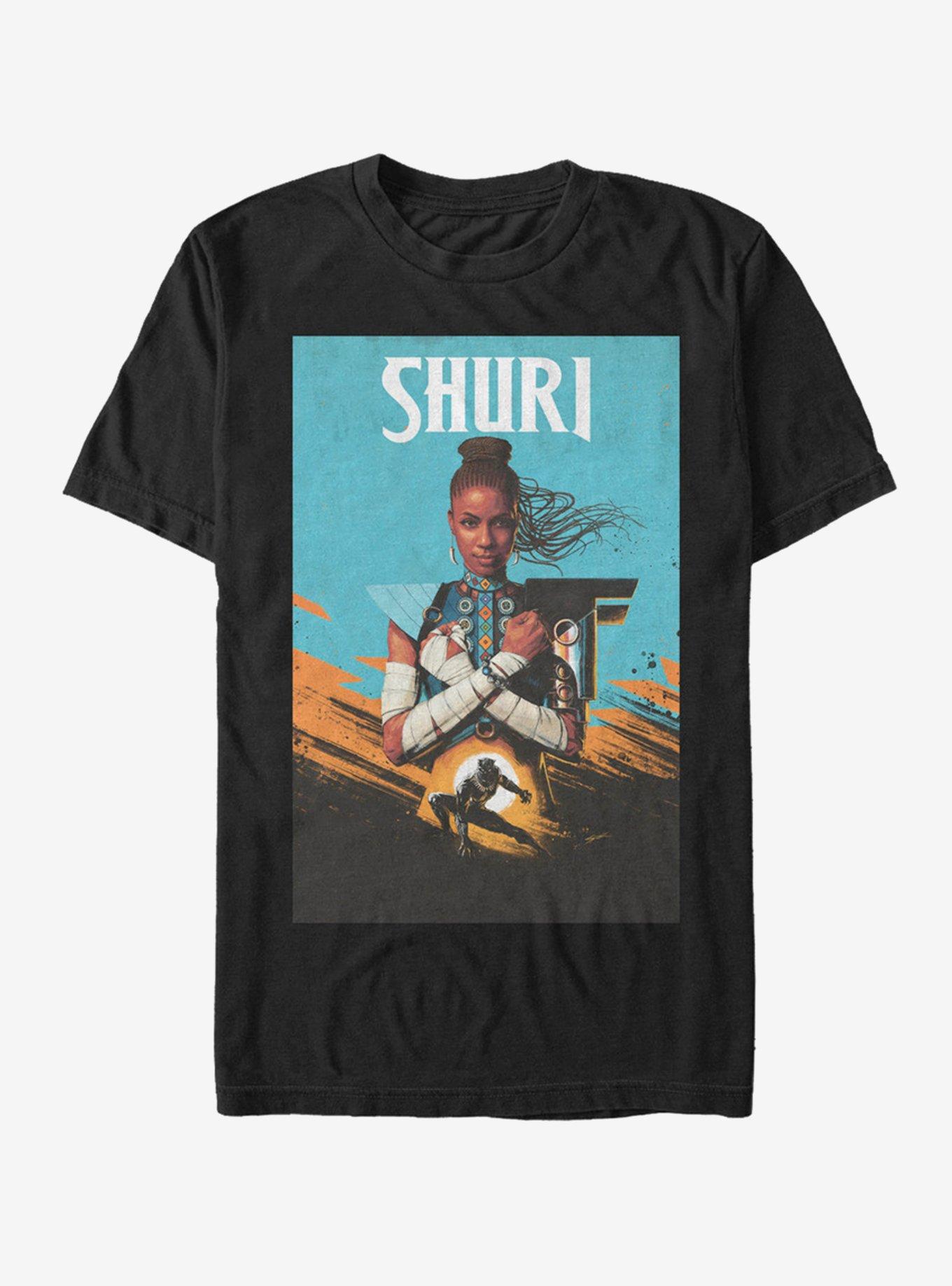 Marvel Black Panther Shuri T-Shirt, BLACK, hi-res