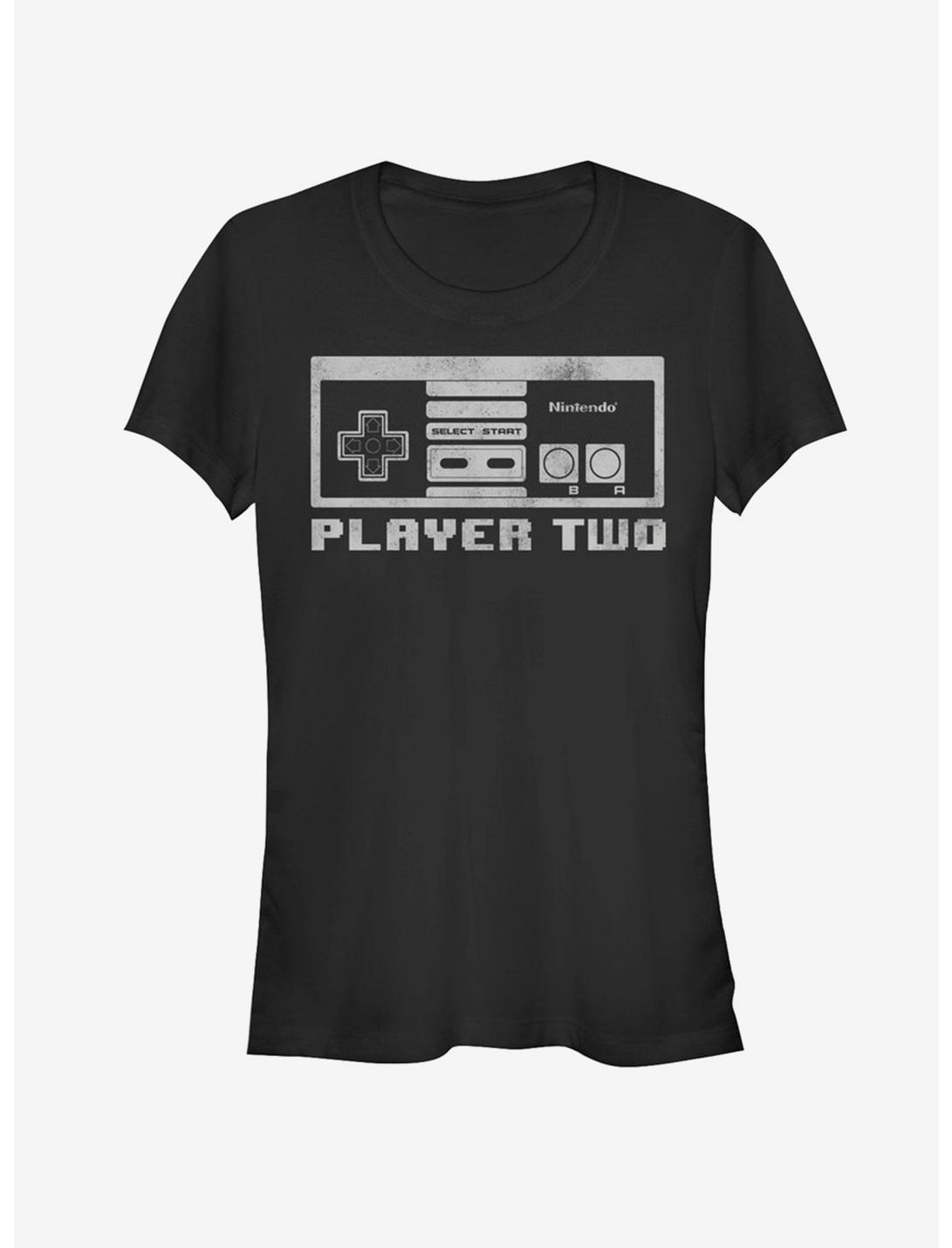 Nintendo Player Two Girls T-Shirt, BLACK, hi-res