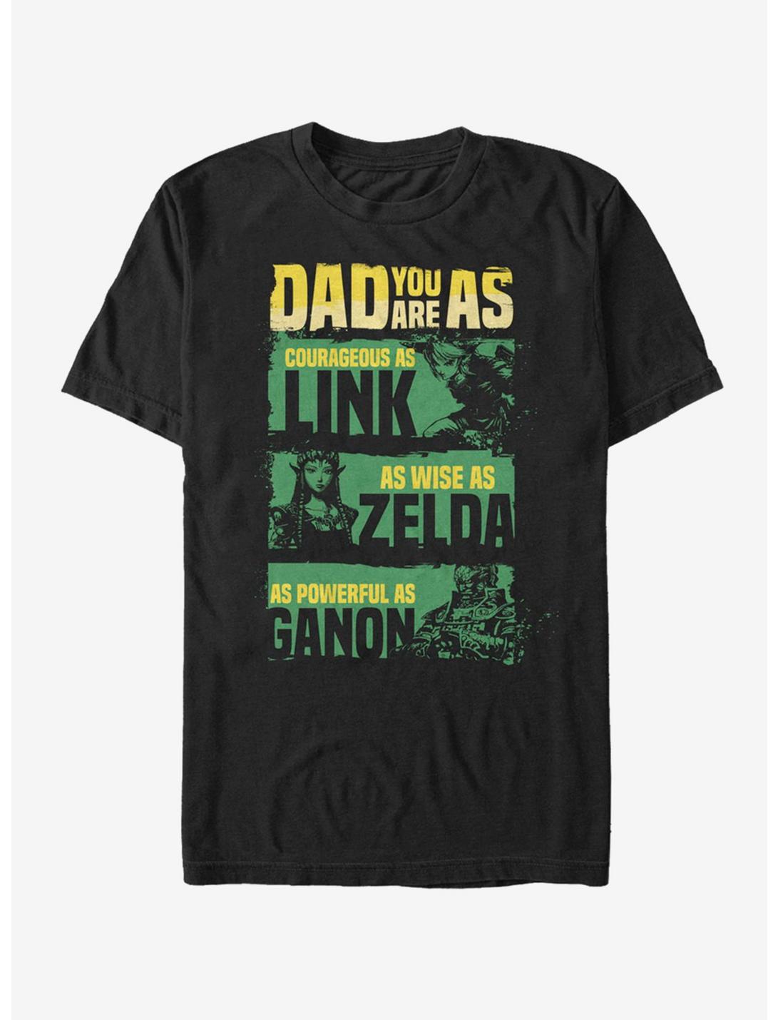 Nintendo Zelda Jumble T-Shirt, BLACK, hi-res