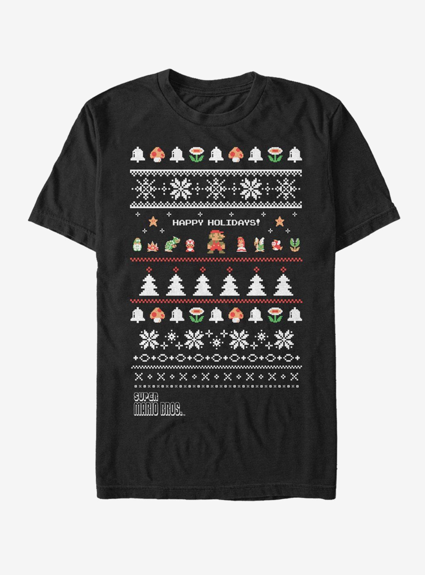 Nintendo Characters Holiday T-Shirt