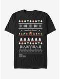 Nintendo Characters Holiday T-Shirt, BLACK, hi-res
