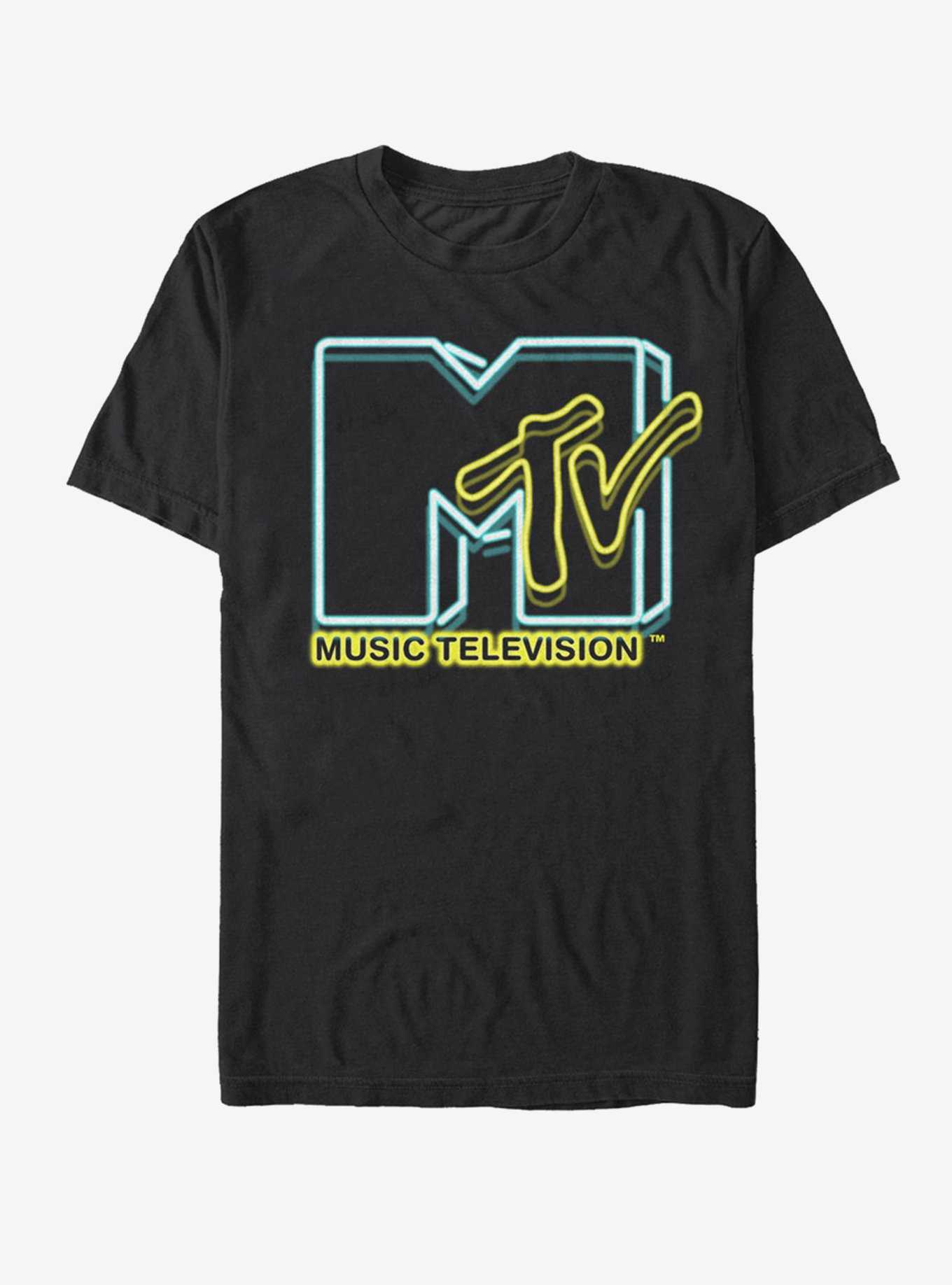 MTV Neon Lights Logo T-Shirt, , hi-res