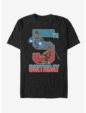 Marvel Black Panther Shuri Okoye 5th Birthday T-Shirt, , hi-res