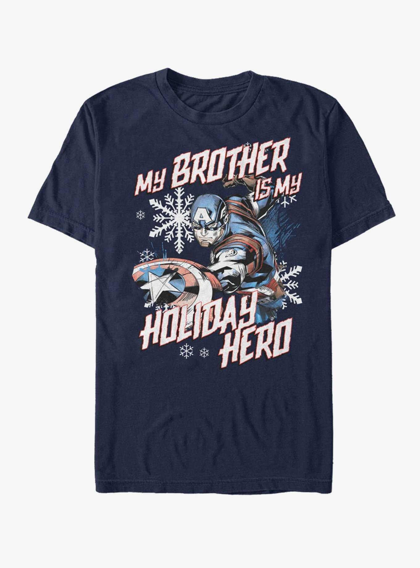 Marvel Captain America Holiday Brother T-Shirt, , hi-res