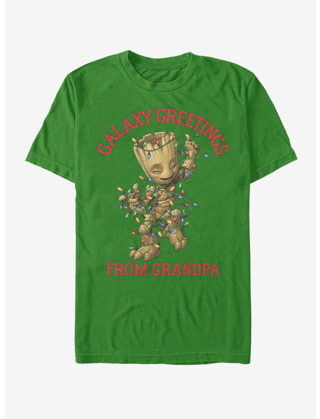 Marvel Guardians Of The Galaxy Xmas Groot Grandpa T-Shirt, KELLY, hi-res