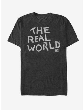MTV Single Color World T-Shirt, CHAR HTR, hi-res