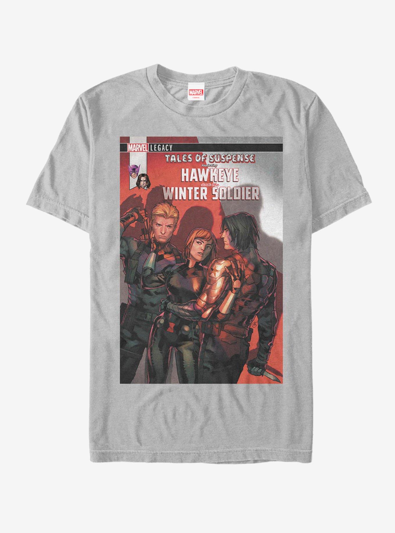 Marvel Hawk Eye Tales of Suspence T-Shirt, SILVER, hi-res