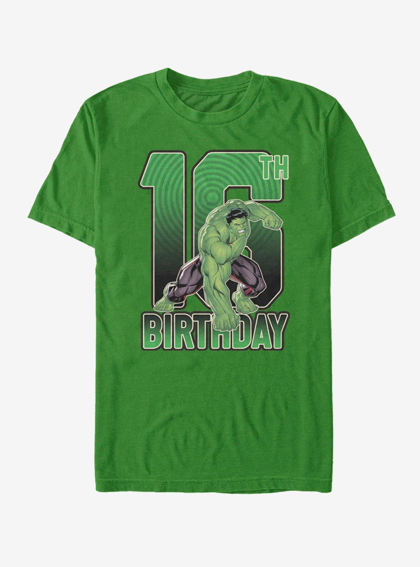 Marvel Hulk Hulk 16th Birthday T-Shirt, KELLY, hi-res