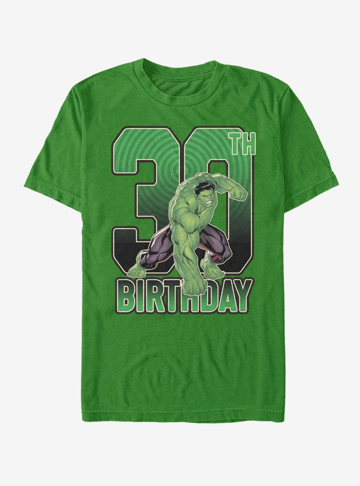 Marvel Hulk 30th Birthday T-Shirt, KELLY, hi-res