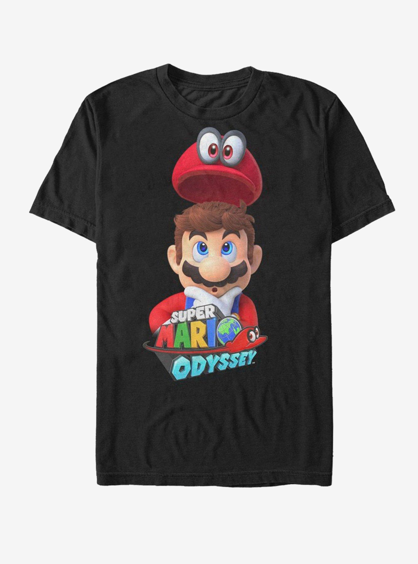 Nintendo Hats Have It T-Shirt, BLACK, hi-res
