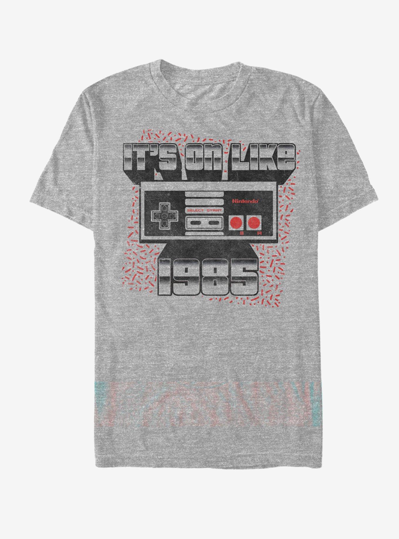 Nintendo It's On T-Shirt, ATH HTR, hi-res