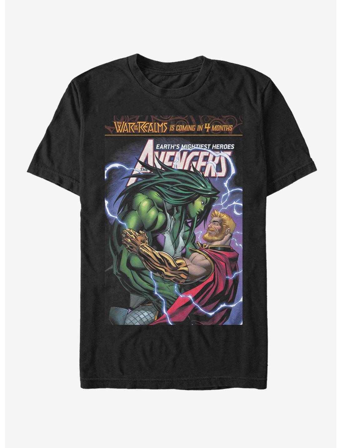 Marvel Hulk She Hulk Avengers T-Shirt, BLACK, hi-res