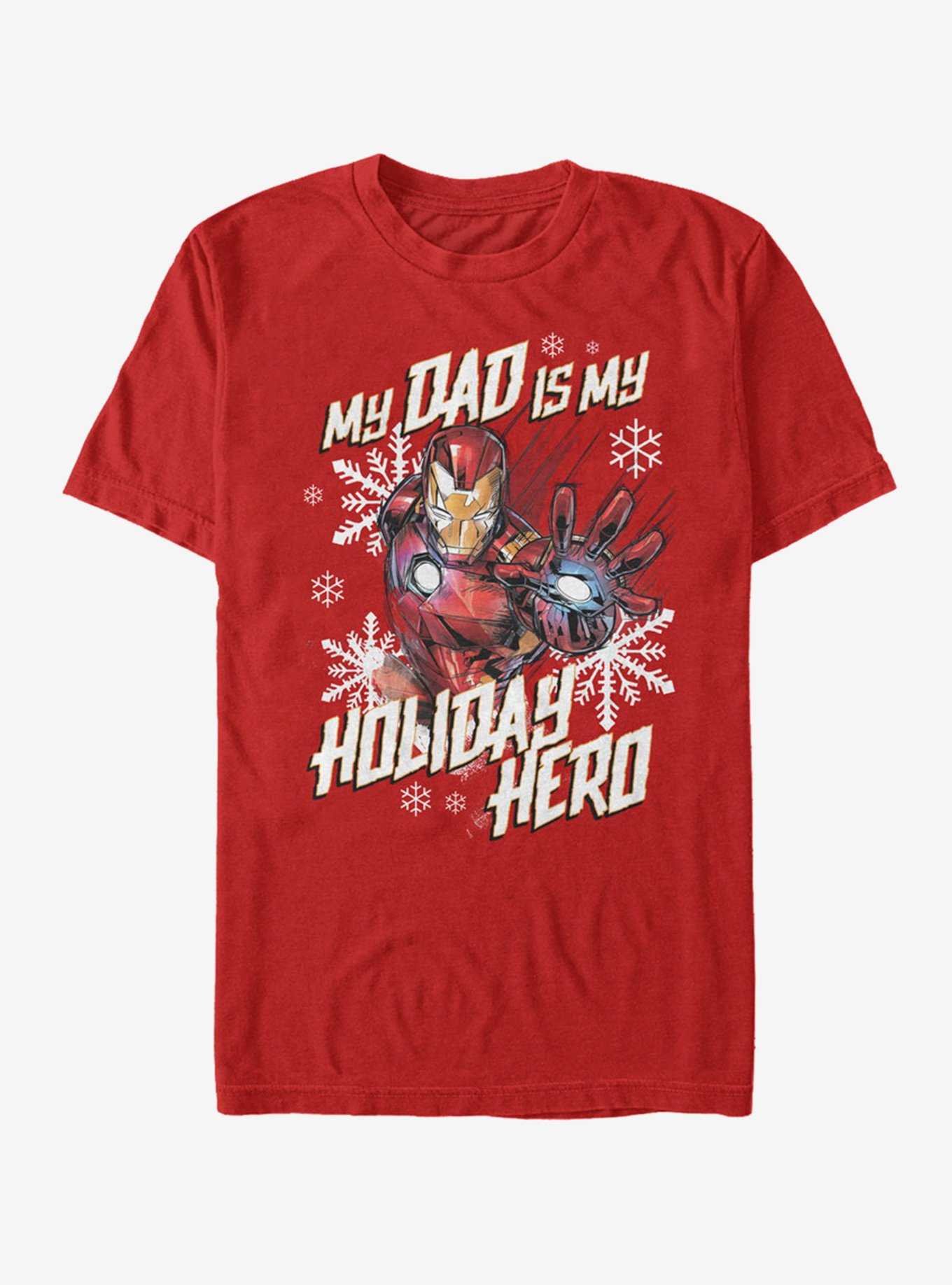 Marvel Iron Man Holiday Dad T-Shirt, , hi-res