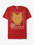 Marvel Iron Man Iron Sweater Face T-Shirt, RED, hi-res