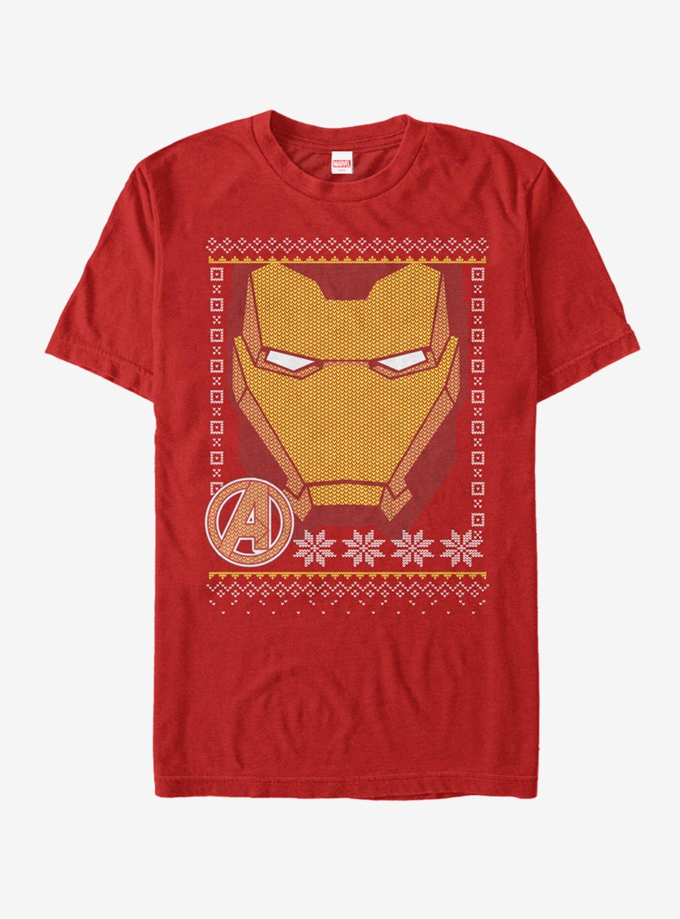 Marvel Iron Man Iron Sweater Face T-Shirt, , hi-res