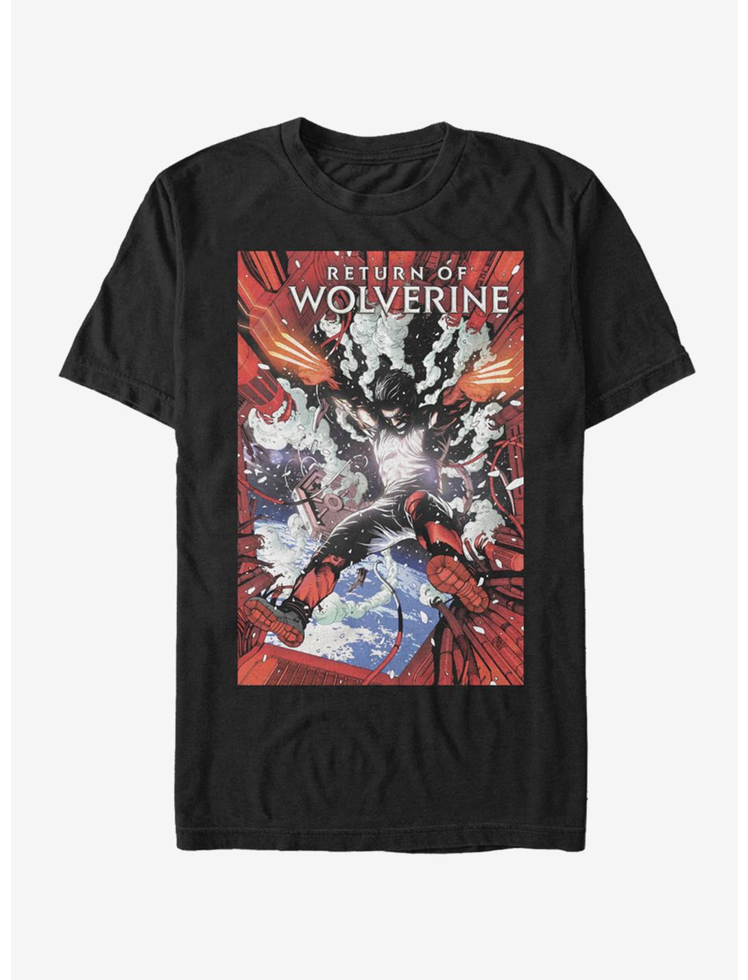 Marvel Return Of Wolverine T-Shirt, BLACK, hi-res