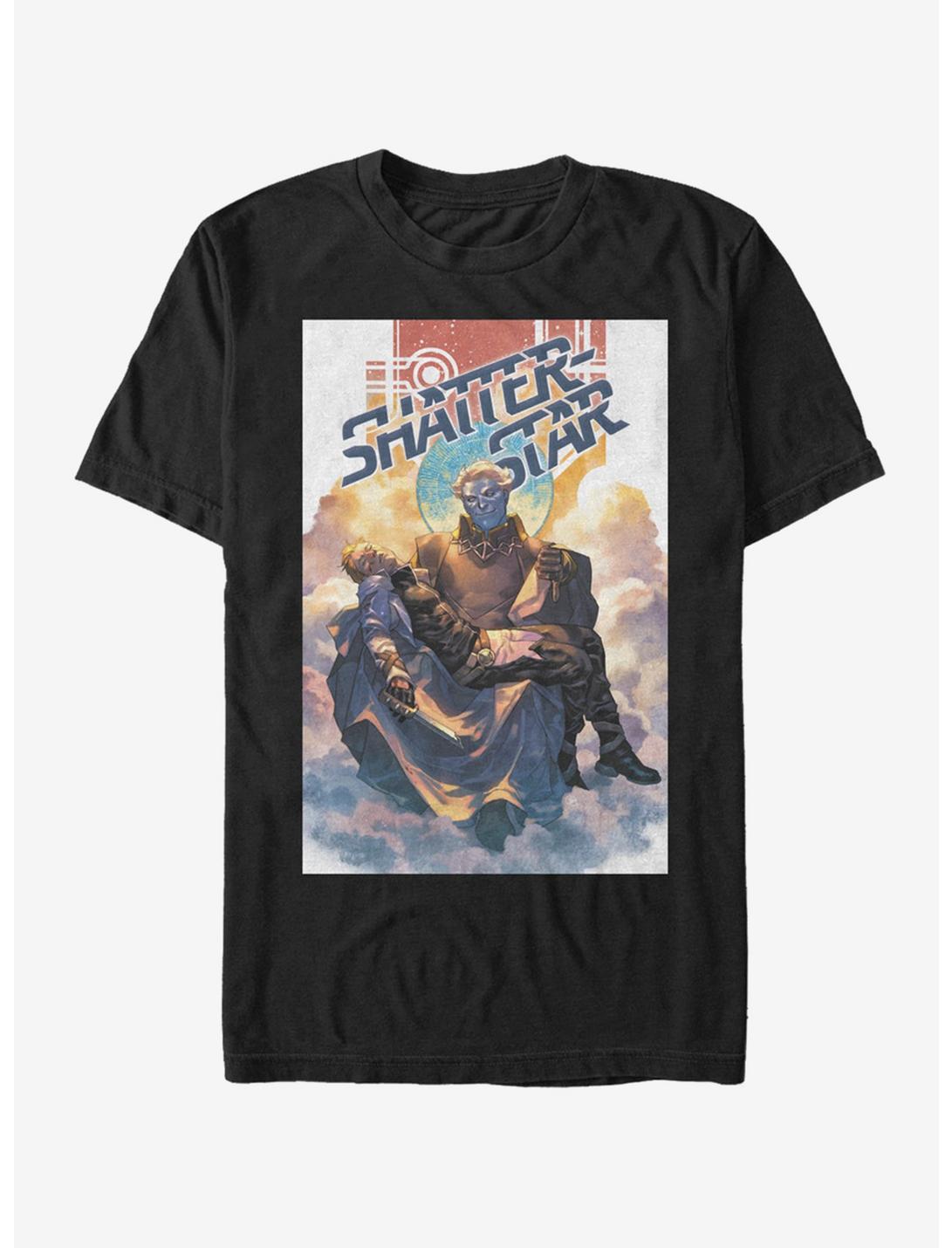Marvel Shatter-Star T-Shirt, BLACK, hi-res