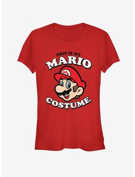 Nintendo Mario Costume Girls T-Shirt, , hi-res