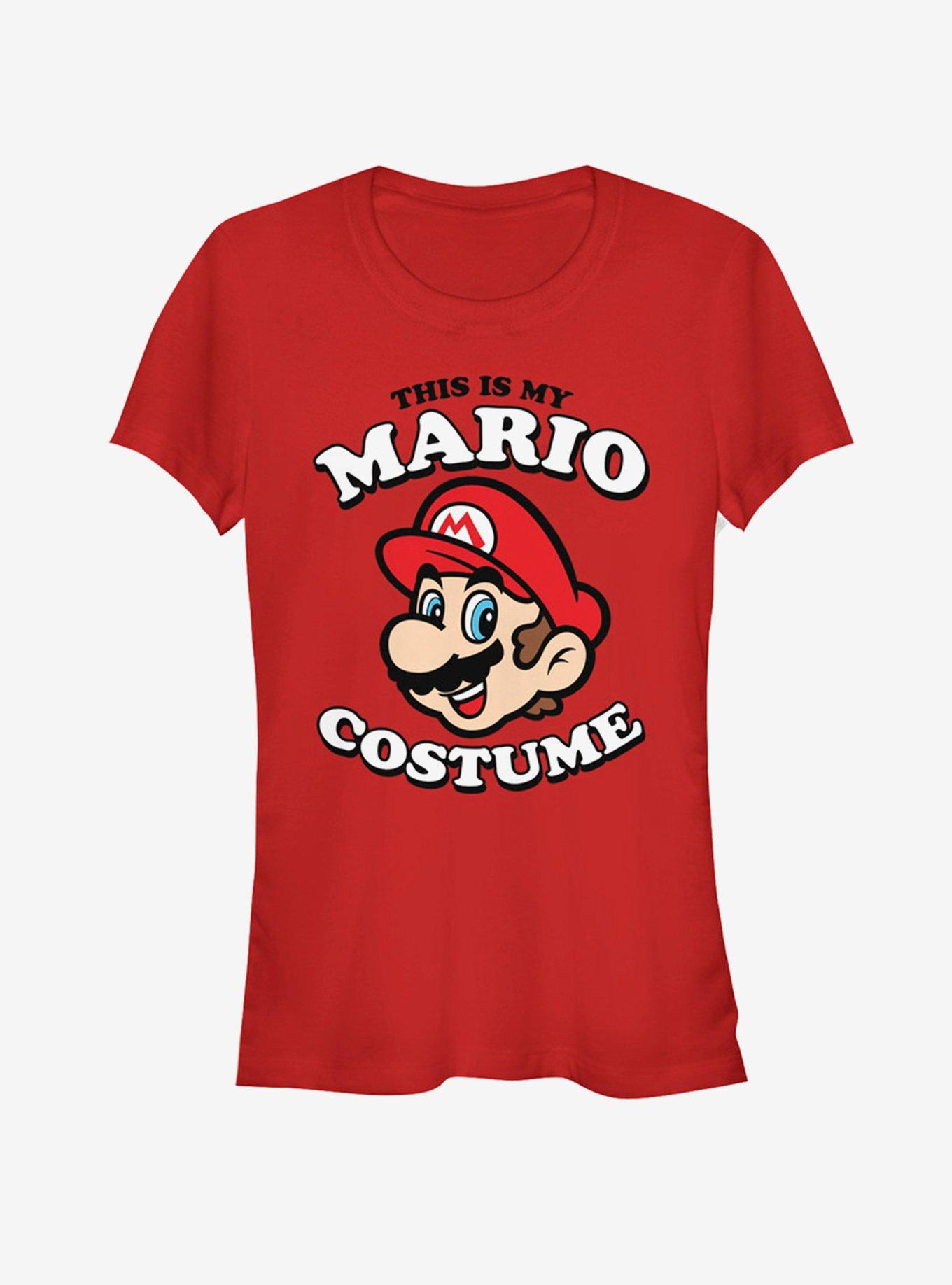 Nintendo Mario Costume Girls T-Shirt, , hi-res