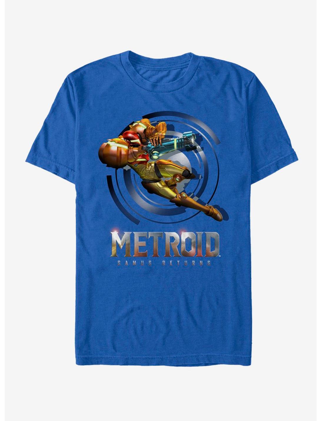 Nintendo Metroid Jump T-Shirt, ROYAL, hi-res