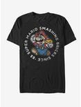 Nintendo Mushroom Run Around T-Shirt, BLACK, hi-res