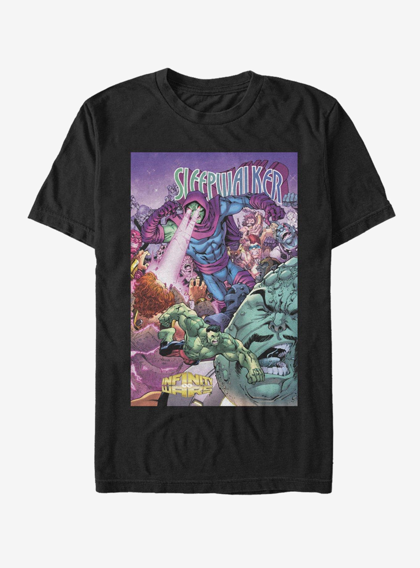 Marvel Sleepwalker Group T-Shirt, BLACK, hi-res